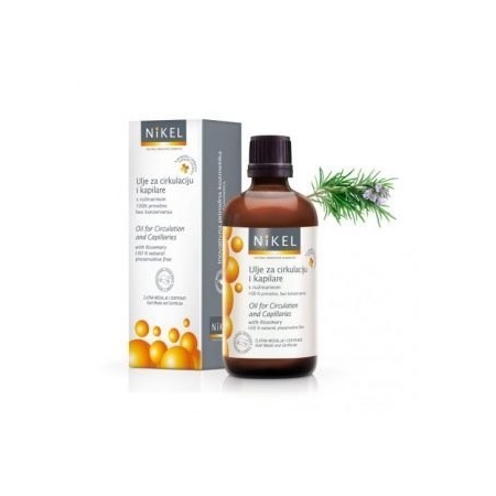 NIKEL Olejek z liści Rozmarynu poprawiający mikrocyrkulację krwi i niwelujący uczucie ciężkich nóg 100% naturalny 100ml